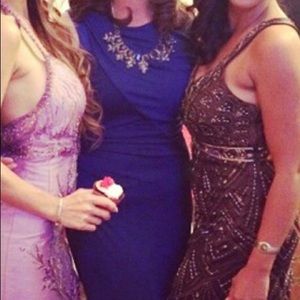 BCBG Blue Maxi Dress size L